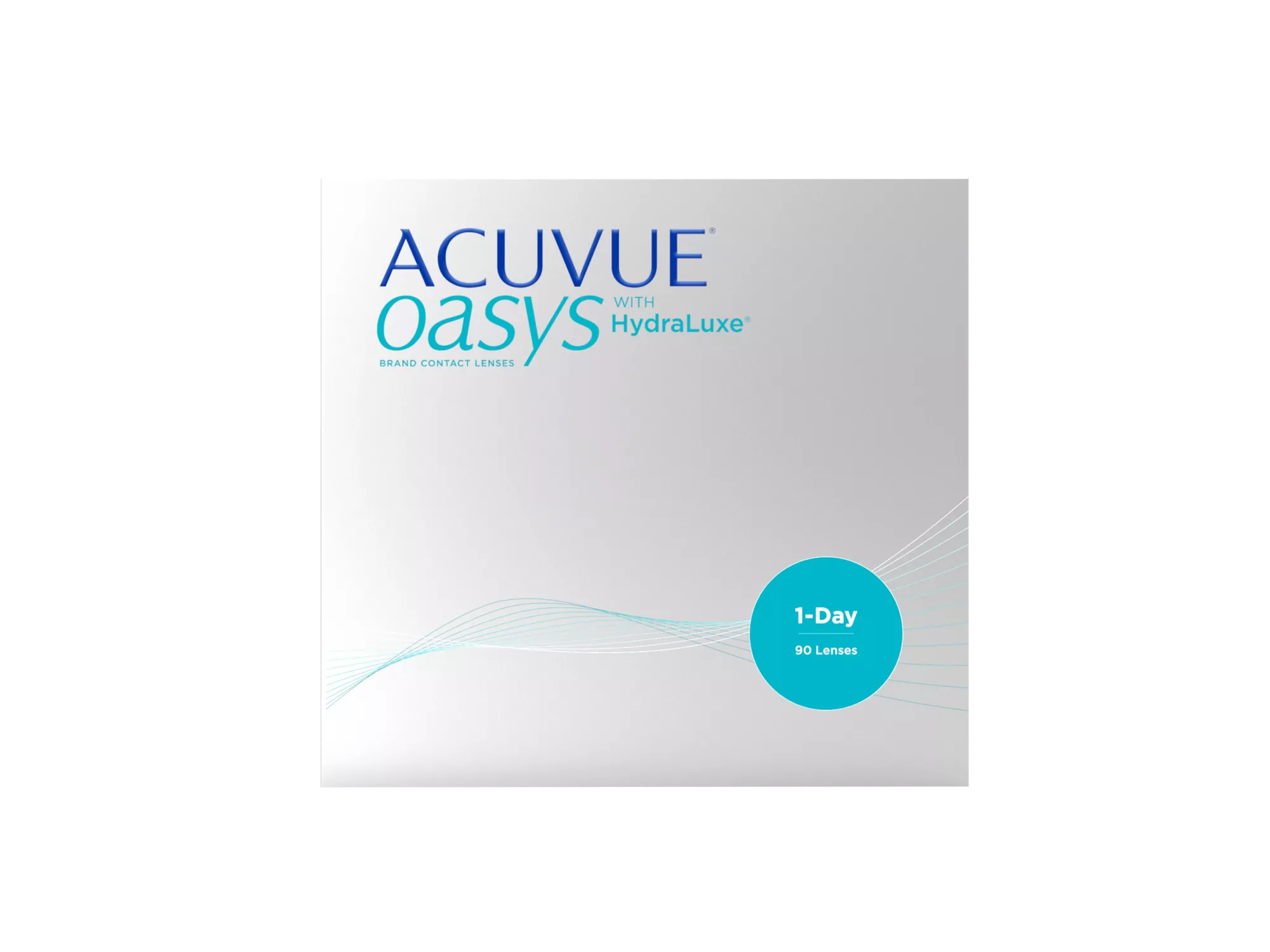 Box of ACUVUE OASYS 1-Day contact lenses