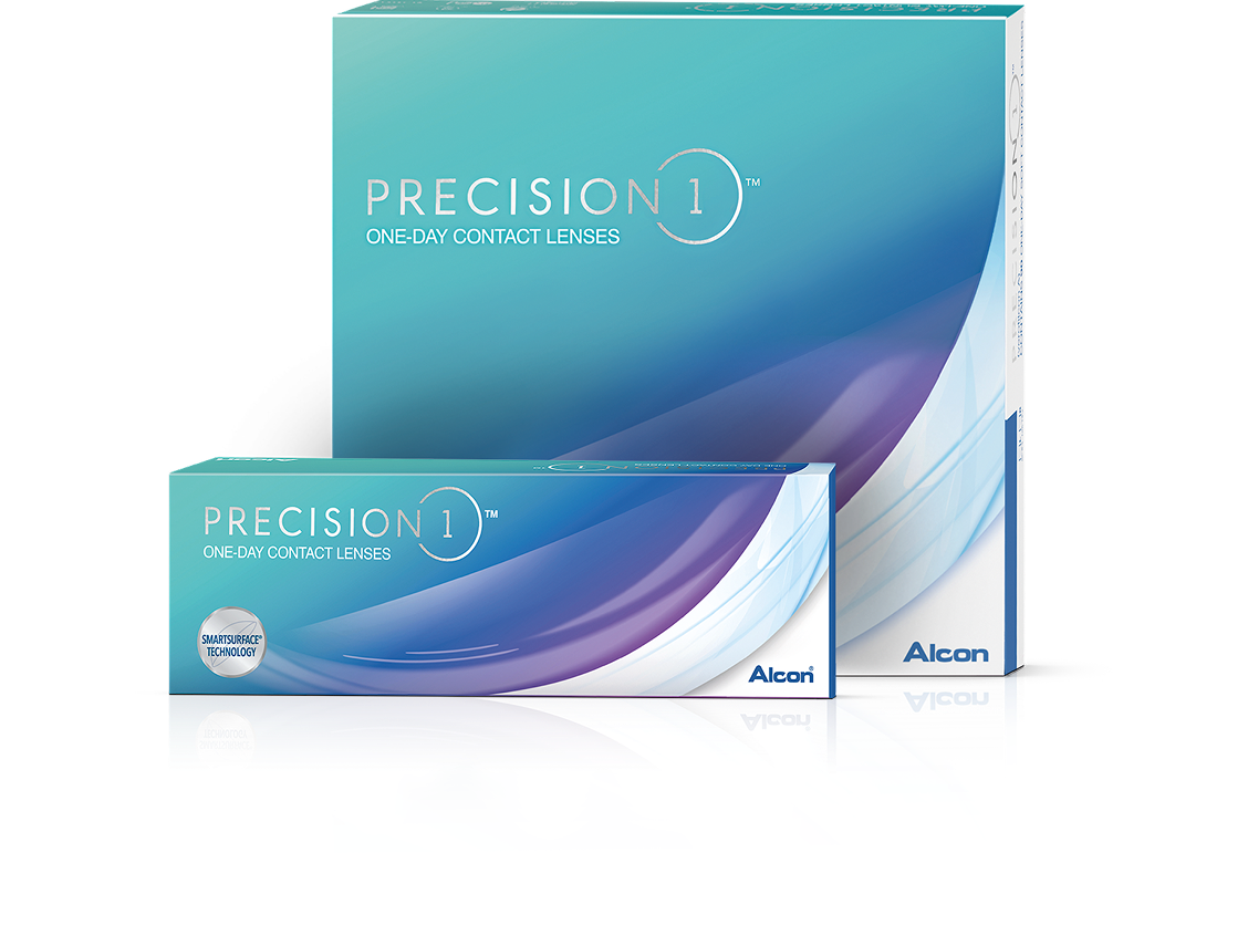 Box of PRECISION1 contact lenses